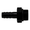 DeatschWerks 8AN ORB Male to 3/8in Male Triple Barb Fitting (Incl O-Ring) - Anodized Matte Black - 6-02-0507-B Photo - Primary