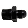 DeatschWerks 6AN Male Flare to 3/8in Male NPT Adapter - Anodized Matte Black - 6-02-0902-B Photo - Primary