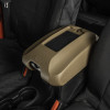 Rugged Ridge Center Console Cover w/Phone Holder Tan 11-18 jeep Wrangler JK - 13107.63 Photo - Mounted