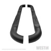 Westin 18-22 Jeep Wrangler JLU 4dr. E-Series 3 Nerf Step Bars - Tex. Blk - 23-4065 Photo - Unmounted