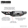 Westin 19-21 Ford Ranger Pro-Mod Front Bumper - Tex. Blk - 58-41085 Photo - Unmounted