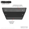 Westin 19-21 Chevrolet Silverado 1500 Outlaw/Pro-Mod Skid Plate - Tex. Blk - 58-71215 Photo - Unmounted