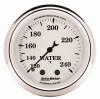 AutoMeter Gauge Water Temp 2-1/16in. 120-240 Deg. F Mech Old Tyme White - 1632 Photo - Primary