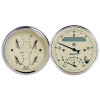 AutoMeter Gauge Kit 2 Pc. Quad & Tach/Speedo 3-3/8in. Antique Beige - 1820 Photo - Primary