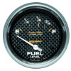 AutoMeter Gauge Fuel Level 2-5/8in. 73 Ohm(e) to 10 Ohm(f) Elec Carbon Fiber - 4815 Photo - Primary