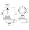 Hella Bulb H11 12V 55W Pgj192 T4 - H11 Technical Drawing