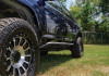 N-Fab Trail Slider Steps 2022 Nissan Frontier CC (All Beds) Gas SRW - Cab Length - Textured Black - TSN22CC-TX Photo - Mounted
