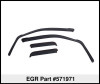 EGR 19+ Chevy Blazer In-Channel Window Visors - Set of 4 (571971) - 571971 Thumbnail