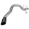 Banks Power 19-23 Dodge Ram 6.7L Cummins Monster Exhaust System - SS Single Exhaust w/ Black Tip - 49798-B Photo - Primary