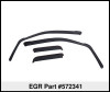 EGR 11-23 Dodge Durango In-Channel Window Visors Front/Rear Set Dark Smoke - 572341 Thumbnail