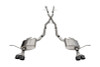 Corsa 11-21 Jeep Grand Cherokee Xtreme 2.5in Cat-Back Dual Rear Exit w/Twin 4in Black PVD Tips - 21188BLK Photo - Primary
