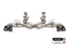 Corsa 20-23 Chevrolet Corvette C8 RWD 3in Valved Cat-Back Delete w/ NPP w/4.5in CF Polished Tips - 21105CF Photo - Primary