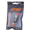 DeatschWerks 6AN Male Flare Quick Disconnect Dry Break Fitting - 2 Pieces Anodized Matte Black - 6-02-0225-B Photo - lifestyle view