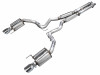 AWE 2024 Ford Mustang GT Fastback S650 RWD Touring Catback Exhaust w/ Dual Chrome Silver Tips - 3015-32650 Photo - Primary