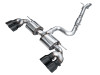 AWE MK8 Volkswagen Golf R 3in Touring Edition Quad Exhaust - Diamond Black Tips - 3015-43658 Photo - Primary
