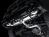 AWE MK8 Volkswagen Golf R 3in Touring Edition Quad Exhaust - Diamond Black Tips - 3015-43658 Photo - Mounted