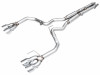 AWE 2024 Ford Mustang Dark Horse S650 RWD Track Edition Catback Exhaust w/ Quad Chrome Silver Tips - 3020-42375 Photo - Primary