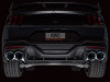 AWE 2024 Ford Mustang Dark Horse S650 RWD Track Edition Catback Exhaust w/ Quad Chrome Silver Tips - 3020-42375 Photo - Mounted
