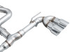 AWE MK8 Volkswagen Golf R 3in Track Edition Quad Exhaust - Chrome Silver Tips - 3020-42658 Photo - out of package
