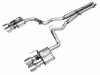 AWE 2024 Ford Mustang Dark Horse S650 RWD SwitchPath Catback Exhaust w/ Quad Chrome Silver Tips - 3025-42375 Photo - Primary