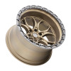 Weld Off-Road W106 20X9 Ledge 6X139.7 ET00 BS5.00 Satin Bronze / Black Ring 106.1 - W10609084500 Photo - Primary