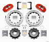 Wilwood Narrow Superlite 4R Rear Kit 12.88in Drilled Red 2012-Up Toyota / Scion FRS w/Lines - 140-12871-DR Photo - Primary