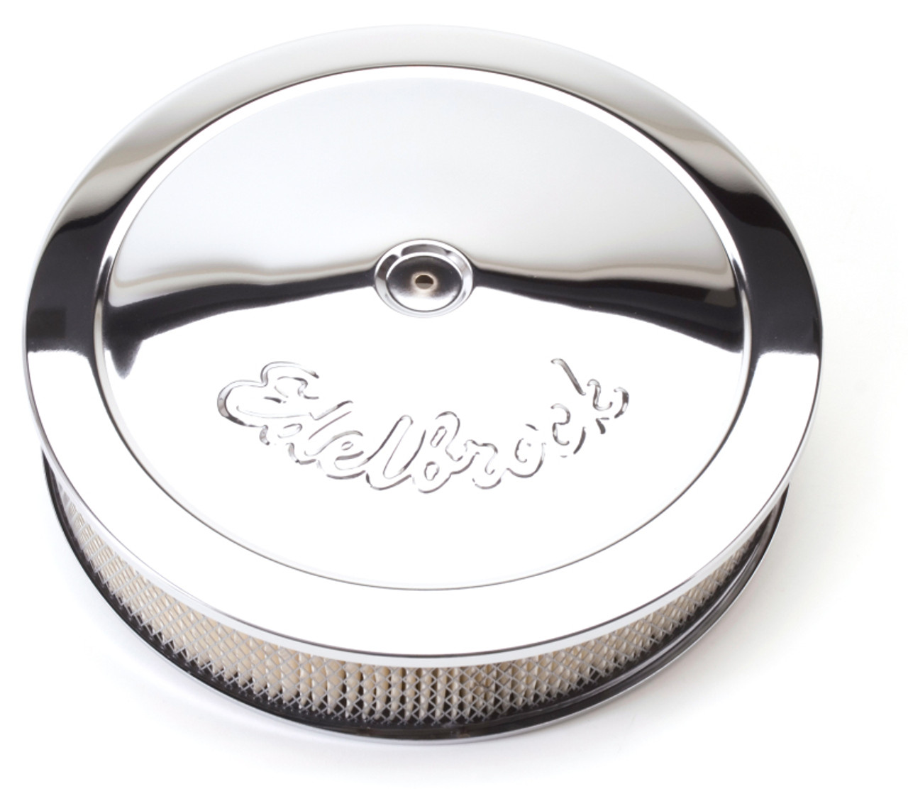 Edelbrock Air Cleaner Pro-Flo Series Round Steel Top Paper Element 14In Dia  X 75In Dropped Base 1221 WunderCarParts