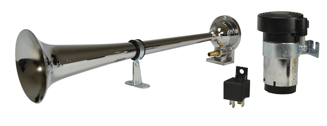 Hella Twin Trumpet Horn Kit 12V 400/500Hz (007424804 = 007424801