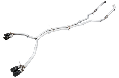 AWE Tuning fits  Audi B9 S5 Sportback Track Edition Exhaust - Non-Resonated (Black 102mm Tips) - 3010-43062 Photo - Primary