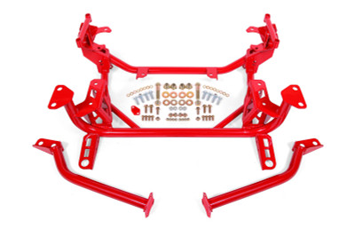 BMR fits  15-20 Ford Mustang Street Version (DOM) K-Member - Red - KM760R Photo - Primary