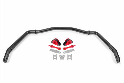 BMR fits  05-14 Ford Mustang Front Hollow 38mm Sway Bar Kit w/ Bushings - Hammertone Black - SB754H User 1