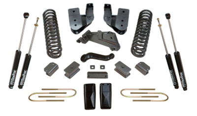 MaxTrac 13-18 RAM 3500 4WD 6in/3in MaxPro Coil Lift Kit w/Radius Arm Brkts & MaxTrac Shocks - K947363 Photo - Primary