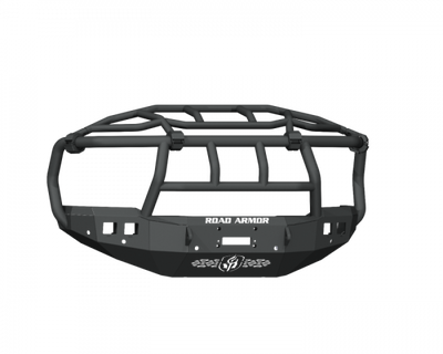 Road Armor 19-21 Ram 2500/3500 Stealth Front Winch Bumper Titan Guard w/Intimidator Guad - Tex Blk - 4192F6B User 1