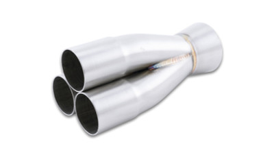 Vibrant 1.625in Inlet Slipover ID 2.5in Outlet OD 3-1 SS Merge Collector - 10332 Photo - Primary