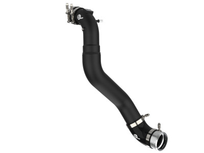 Afe fits 21+ Ford F-150 V6-3.5L (tt) BladeRunner 3in to 3.5in Aluminum Cold Charge Pipe Black - 46-20519-B Photo - Primary