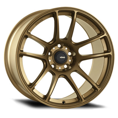 Konig Heliogram 17X8.5 5X100 ET38 Matte Bronze Knurled Bead Flow Formed - HL87510388 User 1