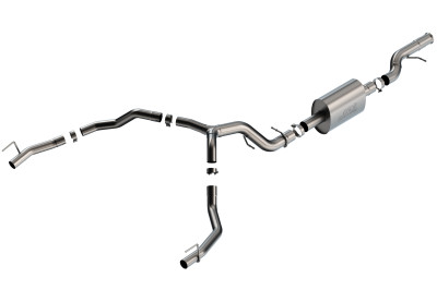 Borla fits  21-22 Cadillac Escalade 6.2L V8 2/4WD 4DR S-Type Cat-Back Exhaust w/ Factory Bezel Tips - 140890 Photo - Primary