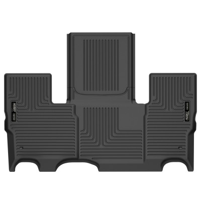 Husky Liners 2022 Jeep Grand Wagoneer WeatherBeater 2nd Seat Black Floor Liners - 14181 Photo - Primary