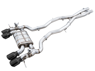 AWE SwitchPath Catback Exhaust for BMW G8X M3/M4 - Diamond Black Tips - 3025-42480 Photo - Primary