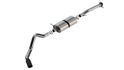 Borla 20-22 Chevrolet/GMC Silverado/Sierra 6.6L T-304 SS Cat-Back S-Type Exhaust - Brushed - 140833BC Photo - Primary