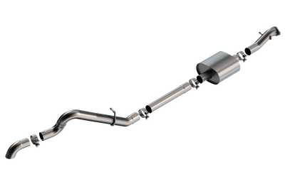 Borla 21-22 Ford Bronco 2.3L 2DR/4DR T-304 Stainless Steel Cat-Back S-Type Exhaust - Brushed - 140898 Photo - Primary