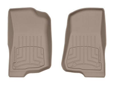 WeatherTech 2020+ Jeep Gladiator Front FloorLiner HP - Tan - 4513131IM Photo - Primary