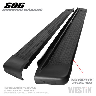 Westin Black Aluminum Running Board 68.4 inches SG6 Running Boards - Blk - 27-64715 Photo - Primary