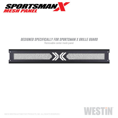 Westin 16-18 Chevrolet Silverado / 09-18 RAM 1500 Sportsman X Mesh Panel - Tex. Blk - 40-13015 Photo - Primary