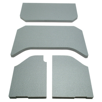 DEI 11-18 Jeep Wrangler JK 4-Door Headliner Gray 4 Piece - 50139 Photo - Primary