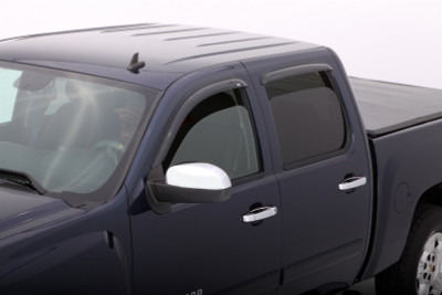 AVS 22-23 Toyota Tundra Outside Mount Window Deflectors 4pc - Smoke - 94704 Photo - Primary