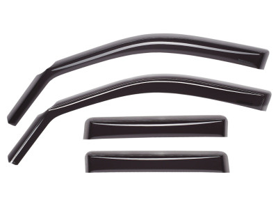 WeatherTech 21-23 Chevrolet Tahoe Front and Rear Side Window Deflectors - Dark Smoke - 821010 Photo - Primary