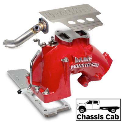 Banks Power 13-18 Dodge RAM 6.7L Monster-Ram Intake System W/Fuel Line-Chassis Cab Red - 42804-R User 1