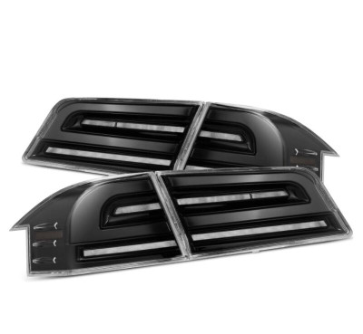 AlphaRex 12-21 Tesla Model S LUXX-Series LED Tail Lights - Alpha-Black - 601110 Photo - Primary