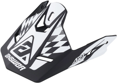 Answer AR1 Sweep Visor Black/White - 442920 User 1